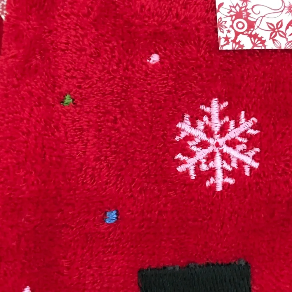 Snowman Embroidered Towels Set of 3